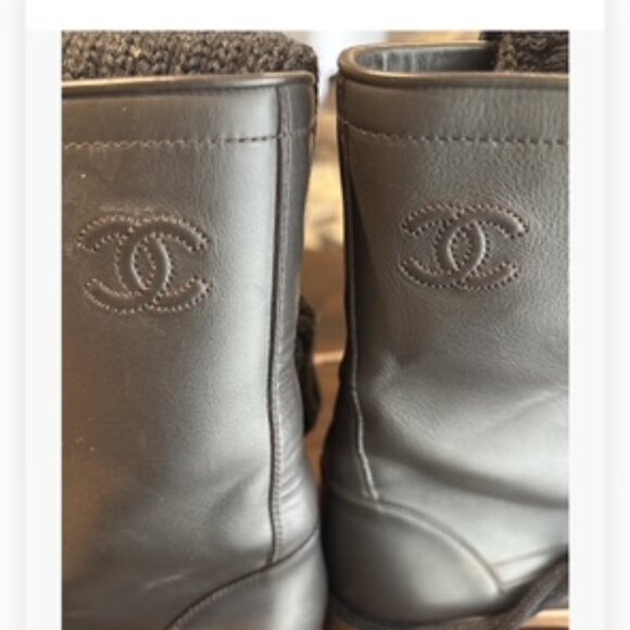 Chanel Sock High CC Combat Boots - Picture 8 of 8